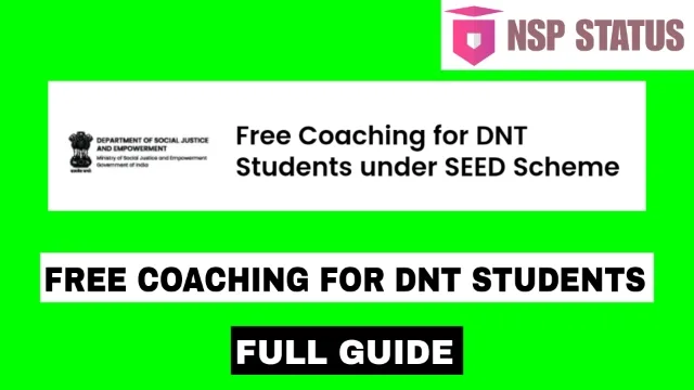 Free Coaching for DNT Students