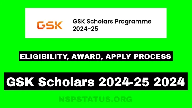 GSK Scholars Programme 2024-25